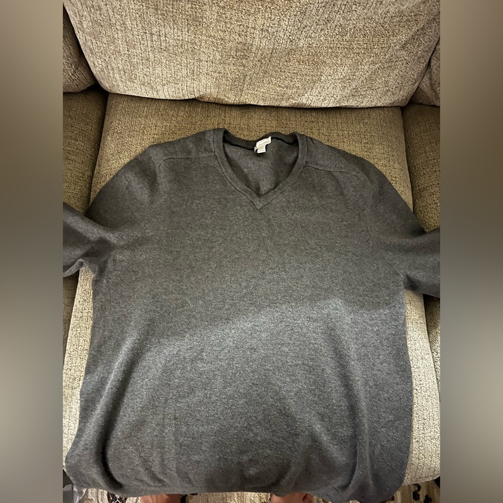 GAP Grey V-Neck Sweater